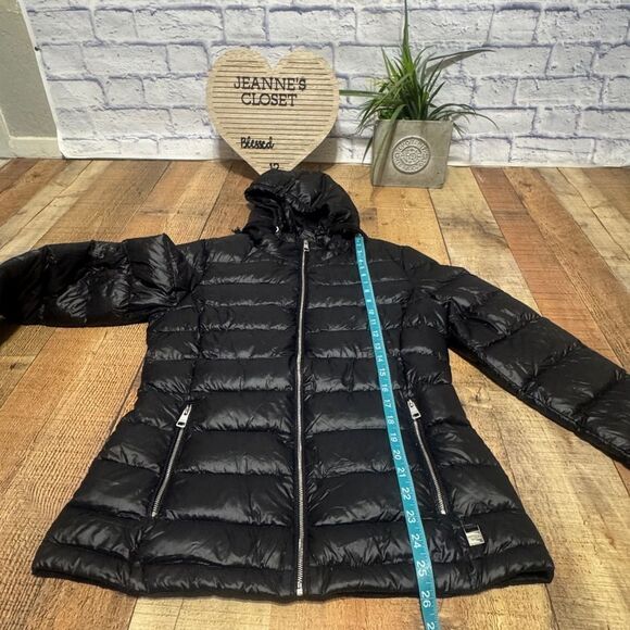 Andrew Marc black puffer jacket packable lightweight premium down - Picture 12 of 12